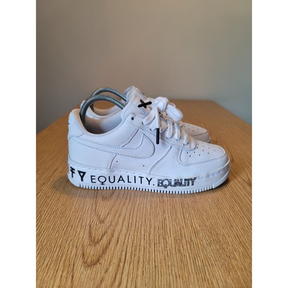 Nike Air Force 1 Low CMFT Equality AQ2118-100 All White Size Men’s 6